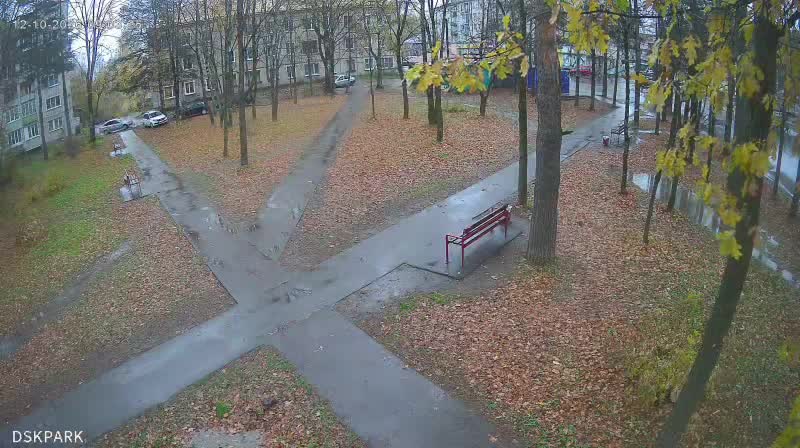 Вид камеры: Сквер в ДСК